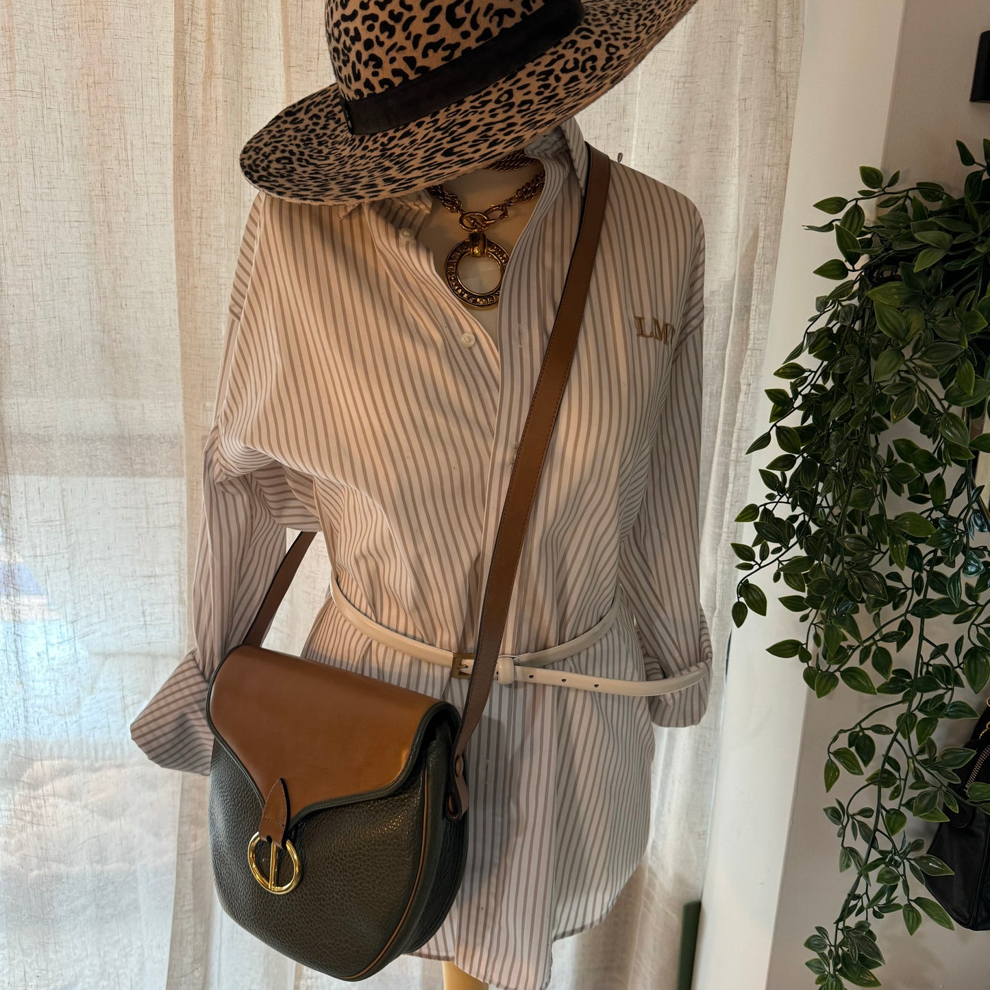 Dior 1980s Bi Colour Cross Body Bag