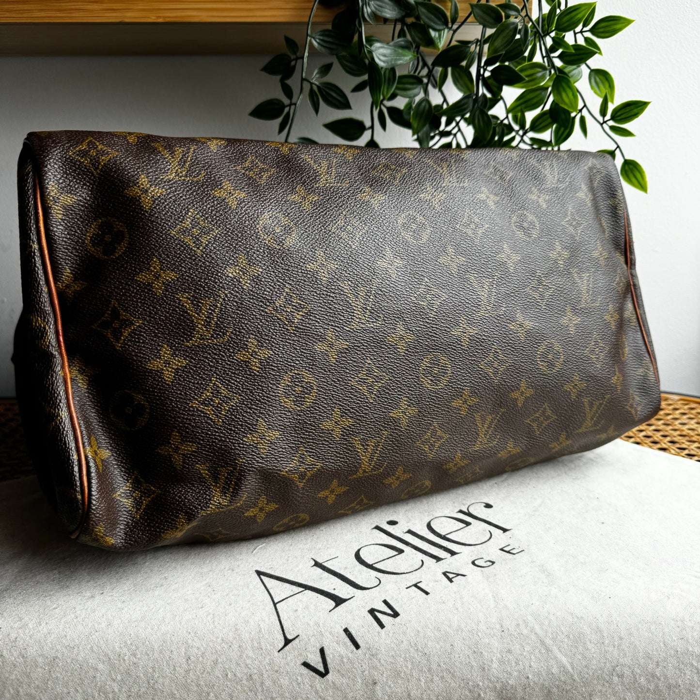 Louis Vuitton Early 1980s Speedy 35