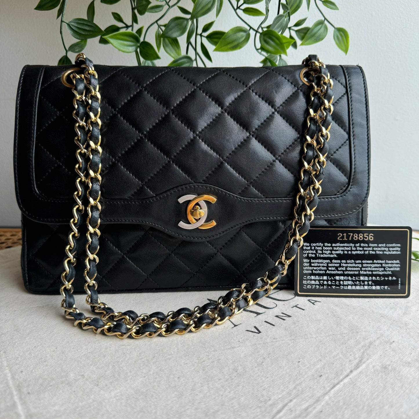 Chanel 1991 Limited Edition Paris Double Flap Medium