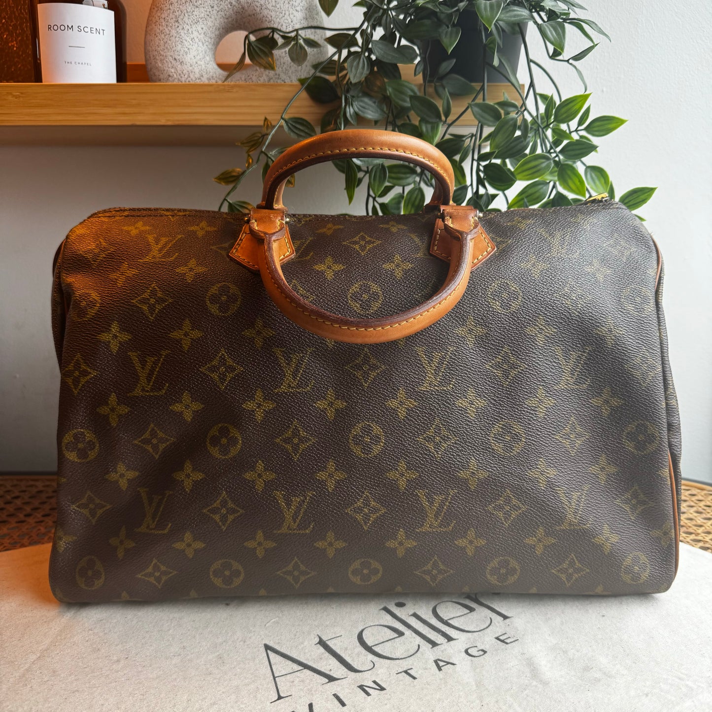 Louis Vuitton Early 1980s Speedy 35