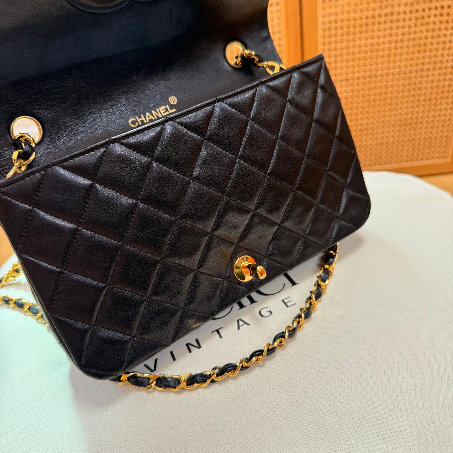 Chanel 1989 Classic Medium Rectangle Full Flap