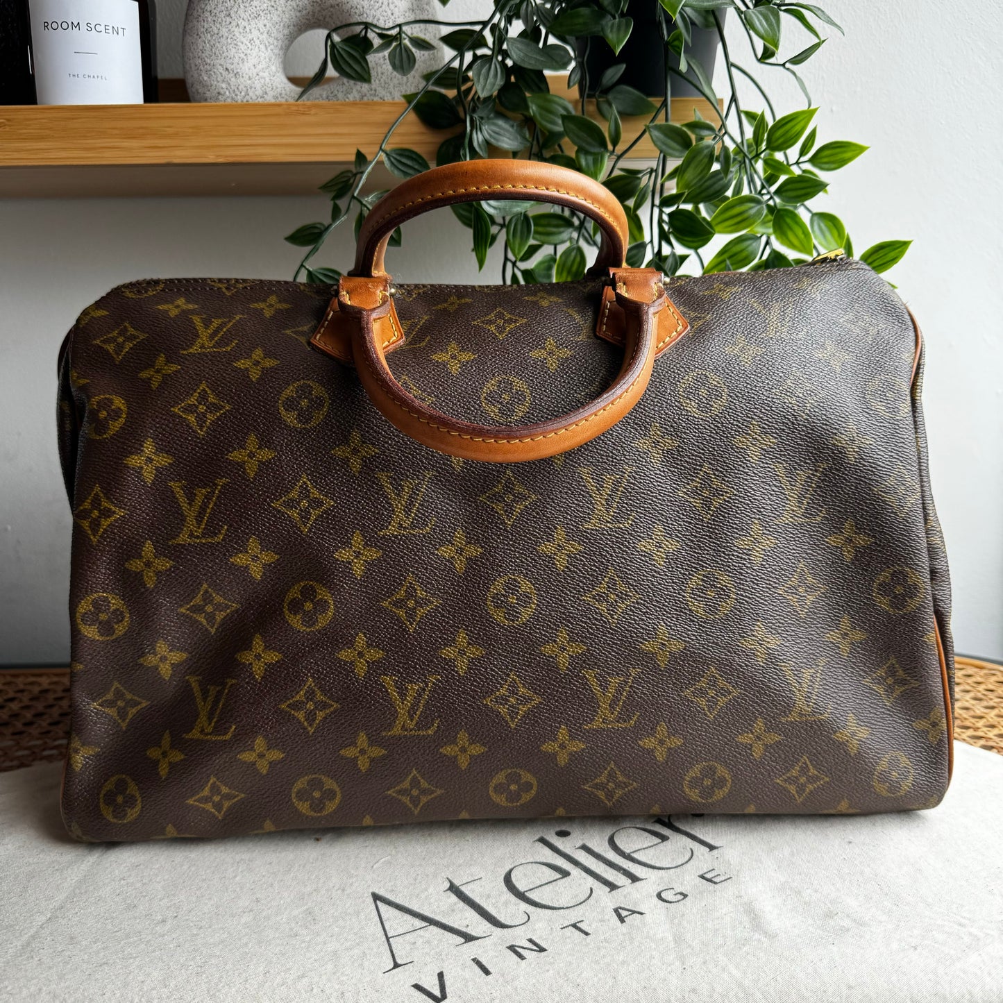 Louis Vuitton Early 1980s Speedy 35