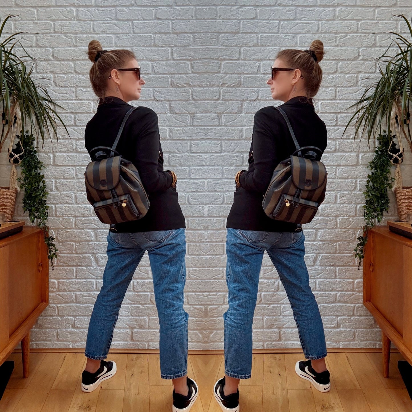 Fendi Pequin 1990s Back Pack
