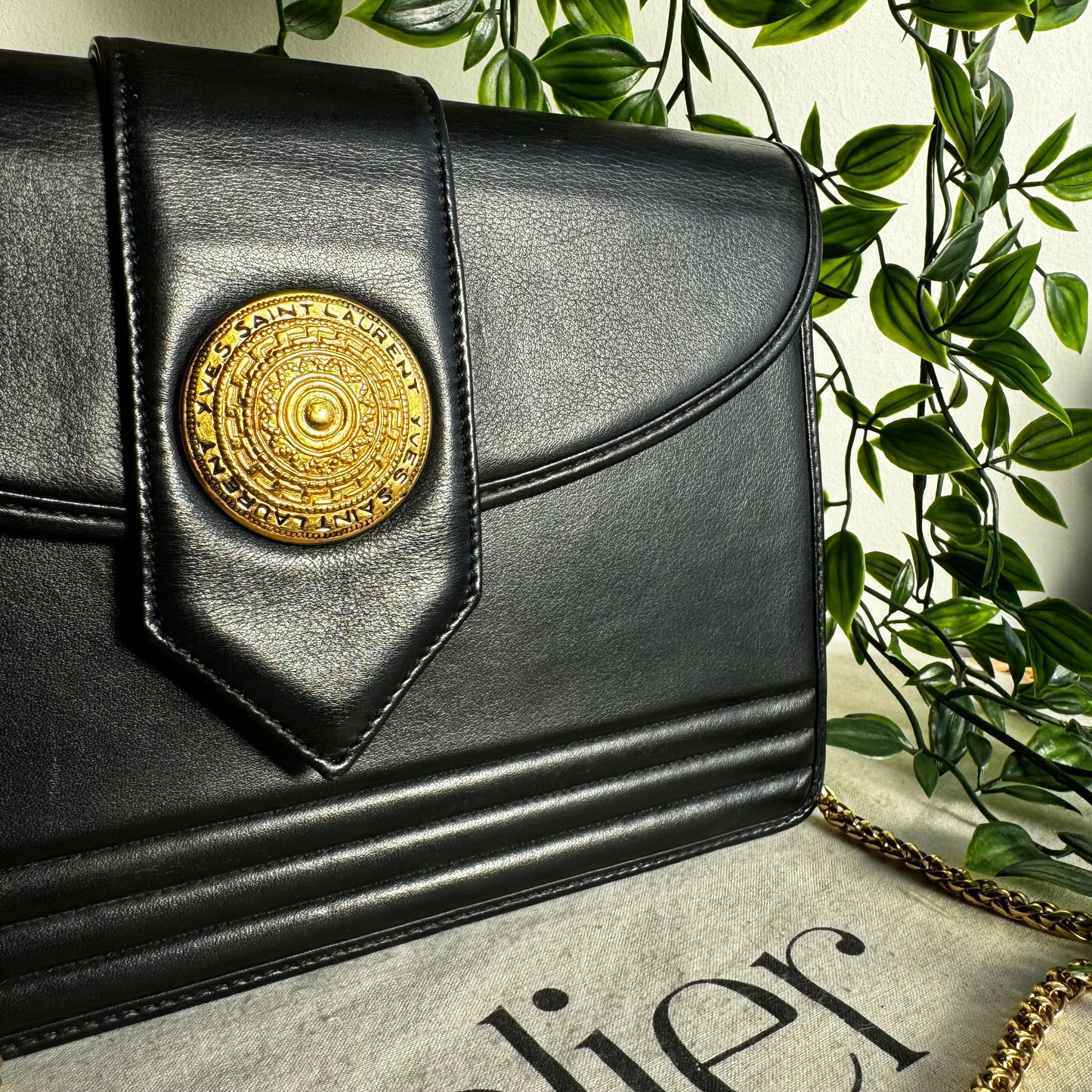 Saint Laurent 1980s Vintage Envelope Bag