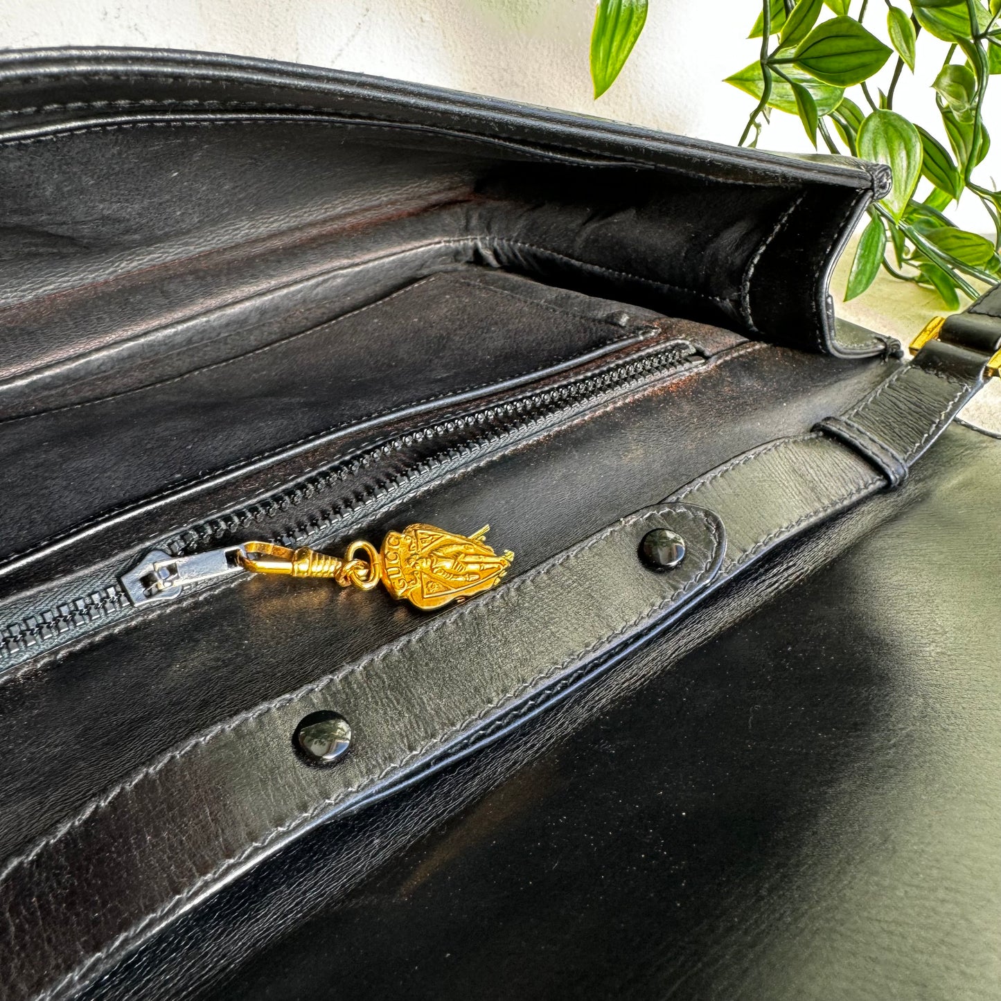 Gucci 1980s Horsebit Shoulder Bag