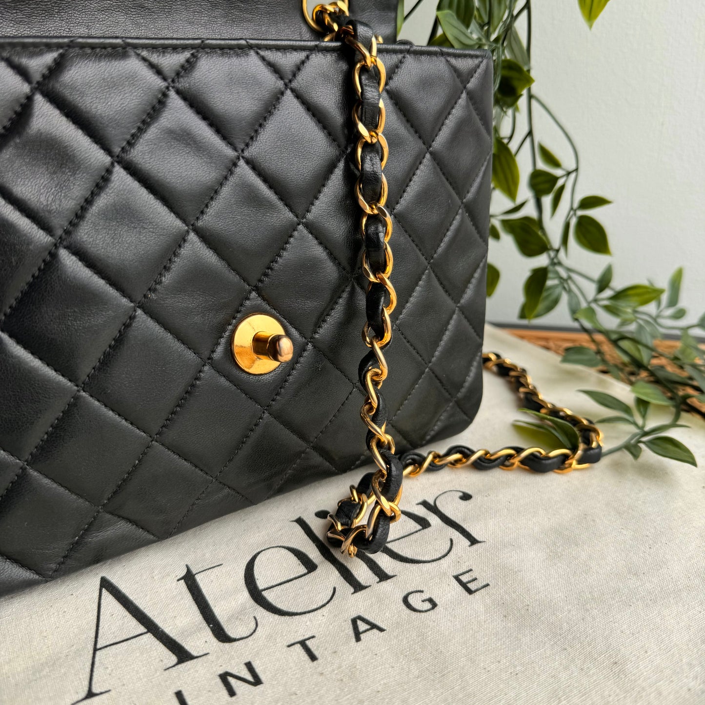 Chanel 1991 Classic Square Single Flap Medium