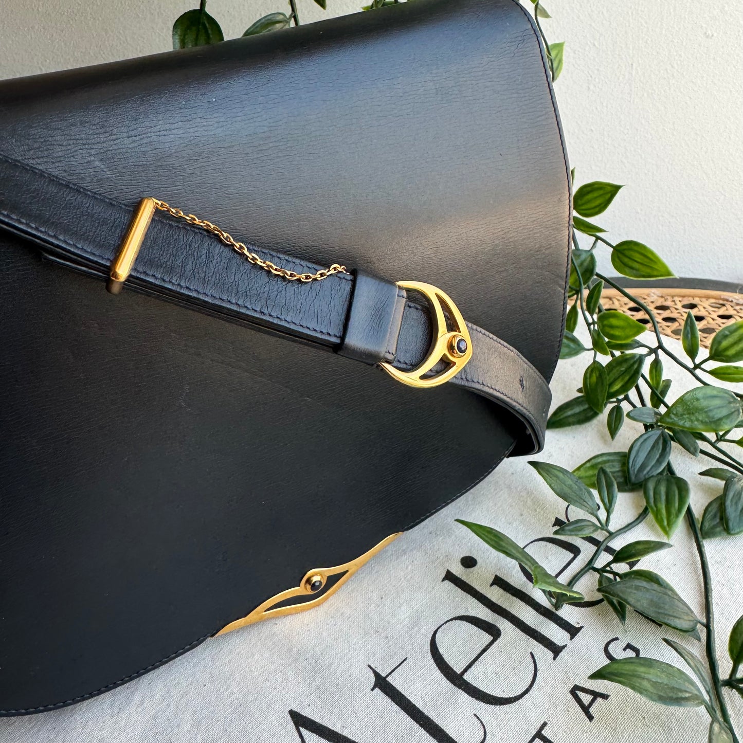 Cartier 1980s Sapphire Collection Shoulder Bag
