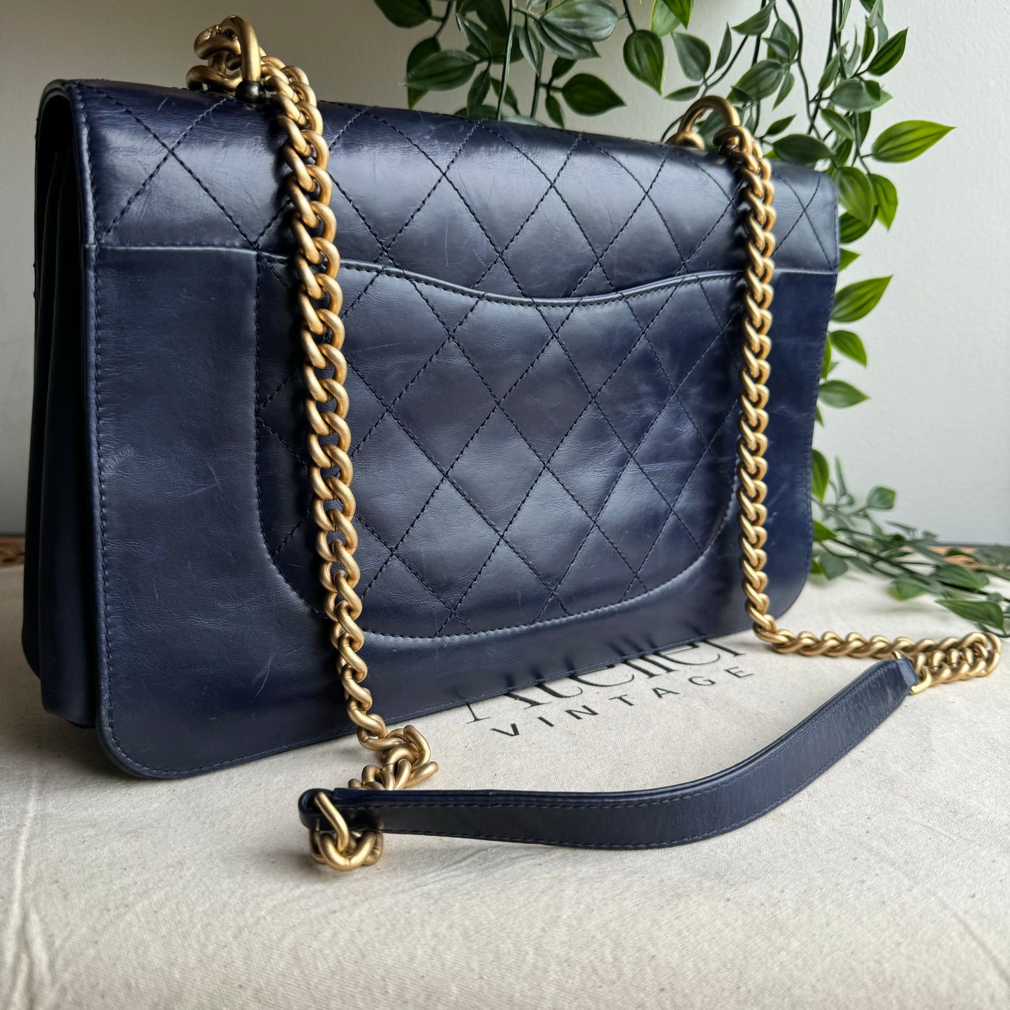 Chanel 2016 Navy Paris Cosmopolite Two Way