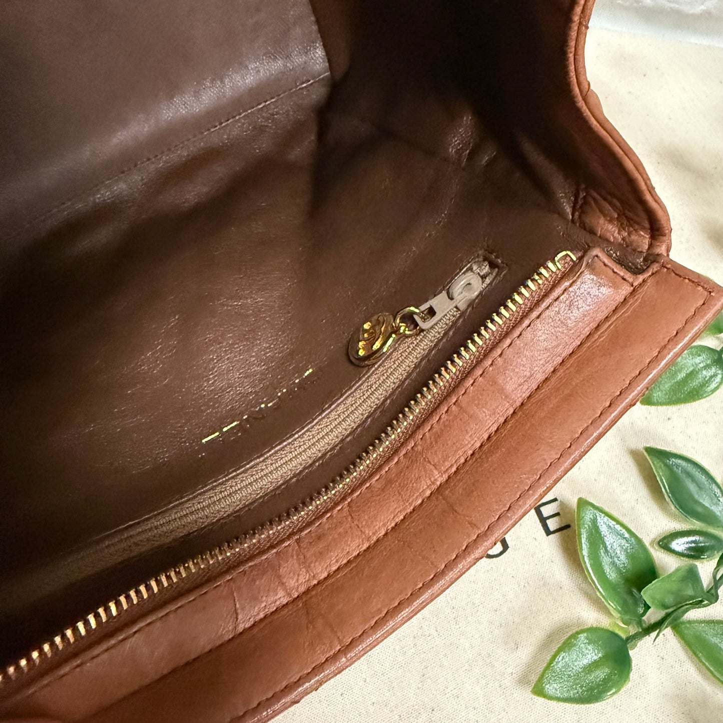 Chanel 1994 CC Lambskin Quilted Shoulder Bag