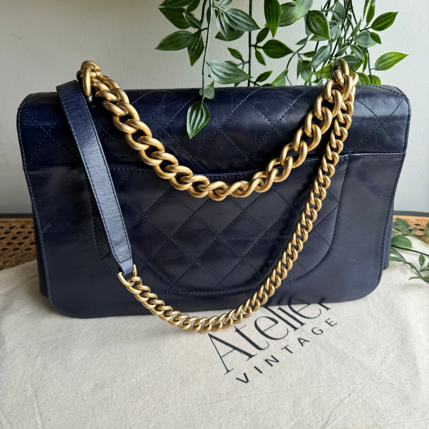 Chanel 2016 Navy Paris Cosmopolite Two Way