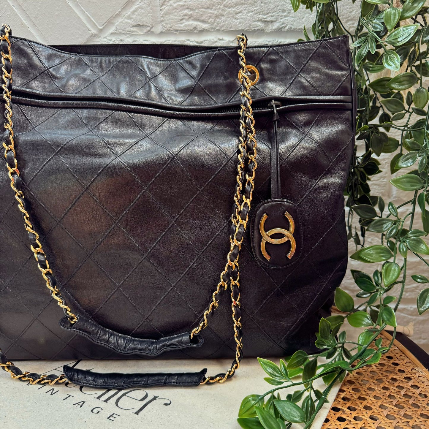 Chanel 1980s Lambskin Timeless Tote
