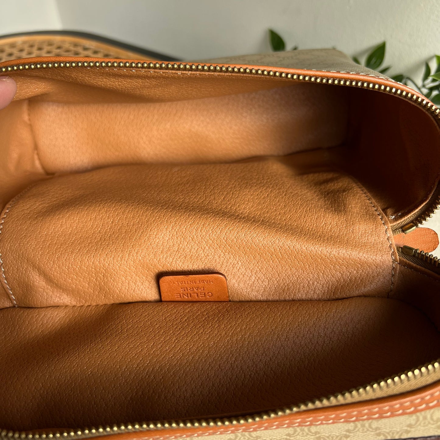 Celine Monogram Print Small Carry Case