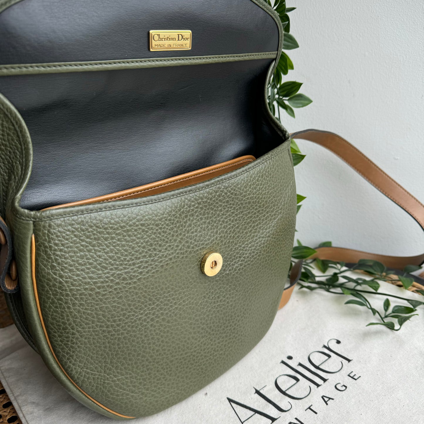 Dior 1980s Bi Colour Cross Body Bag