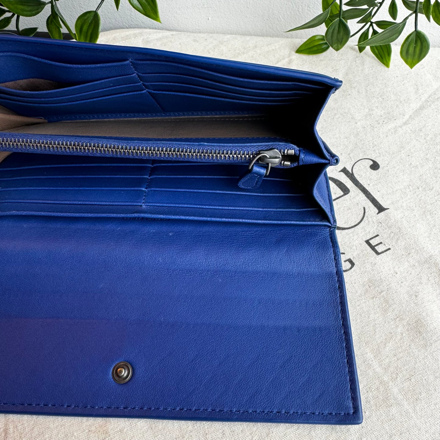 Bottega Veneta Intrecciato Long Purse