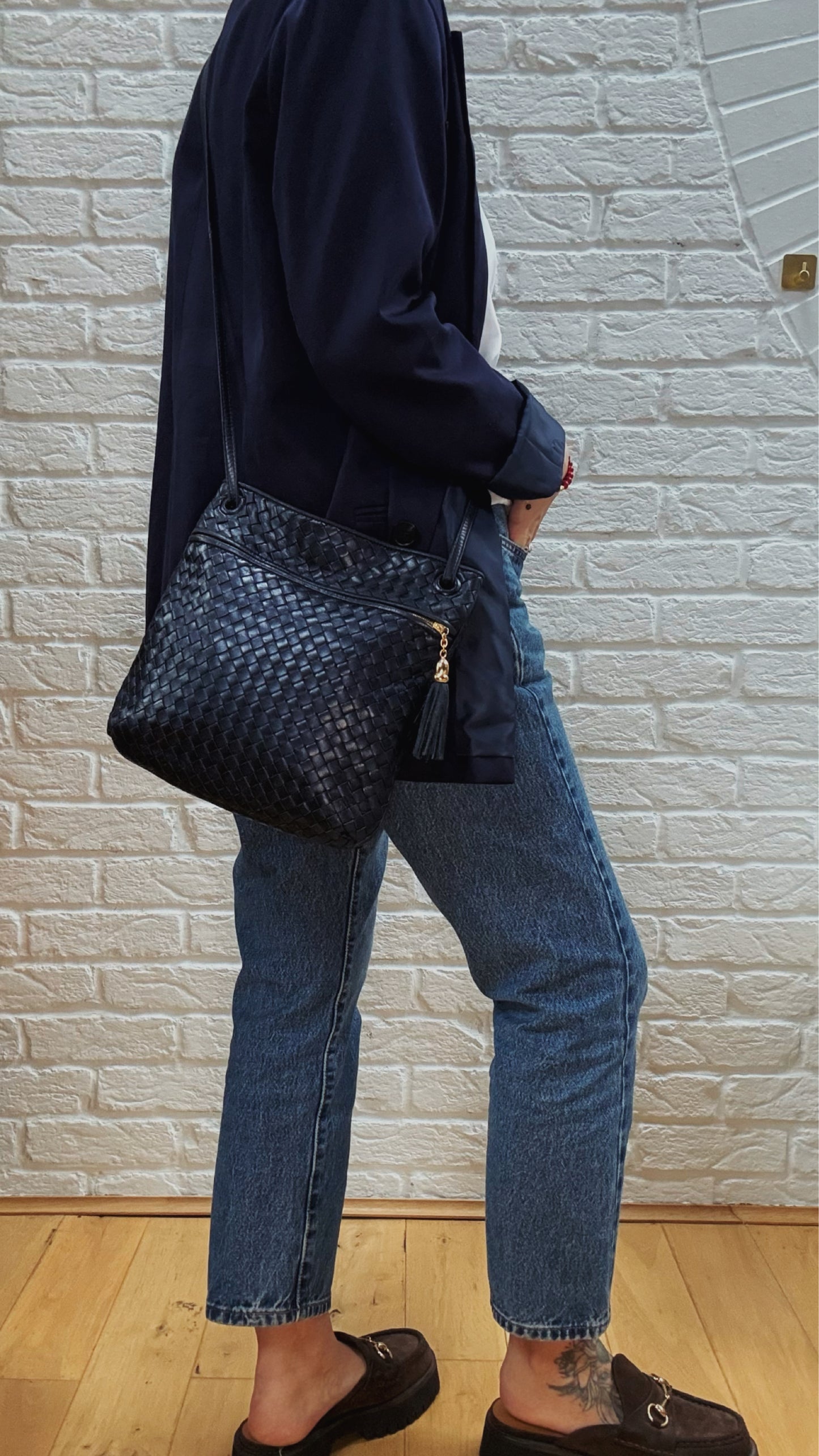 Bottega Veneta 1980 Intrecciato Shoulder Bag