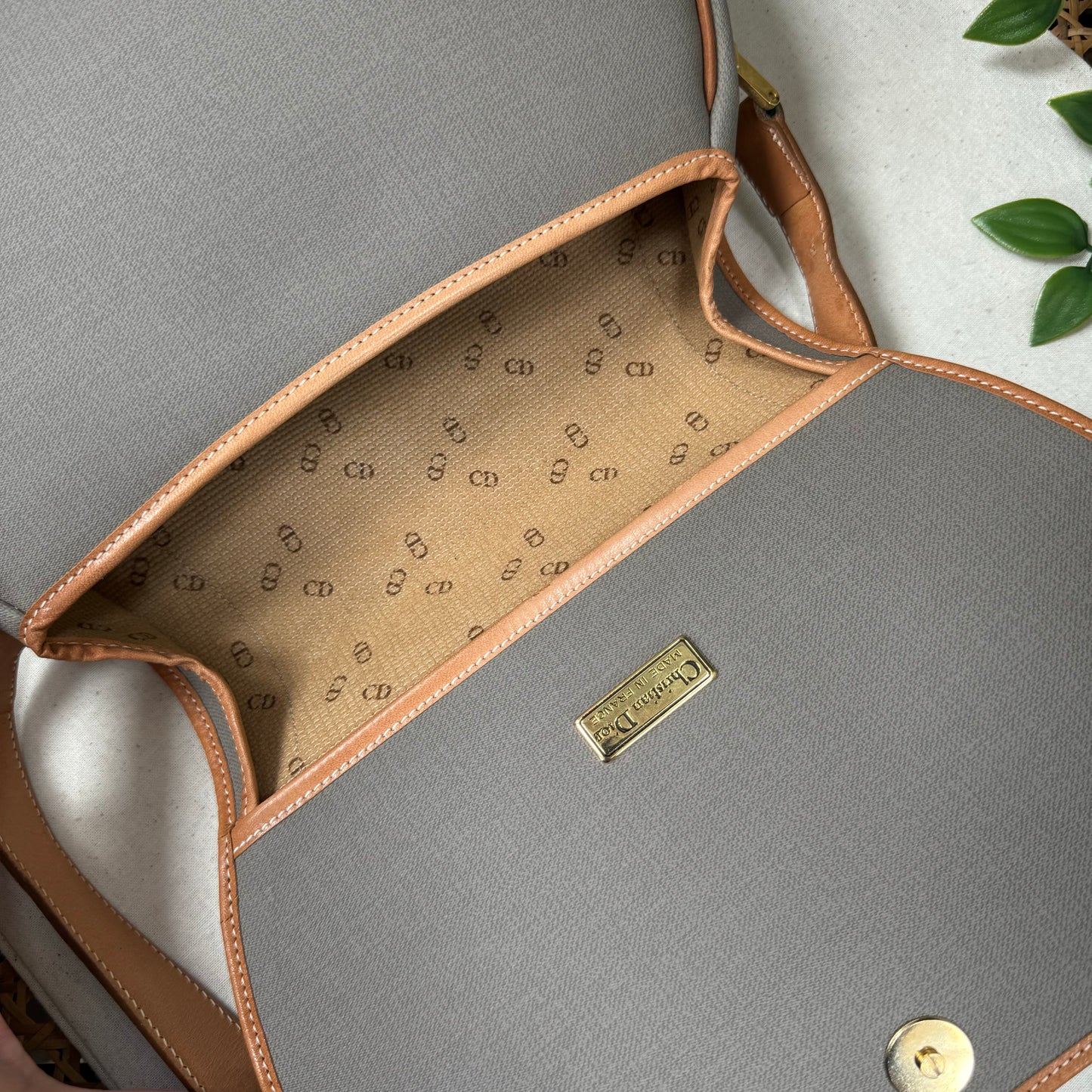 Dior 1980s Bi Colour Cross Body Bag