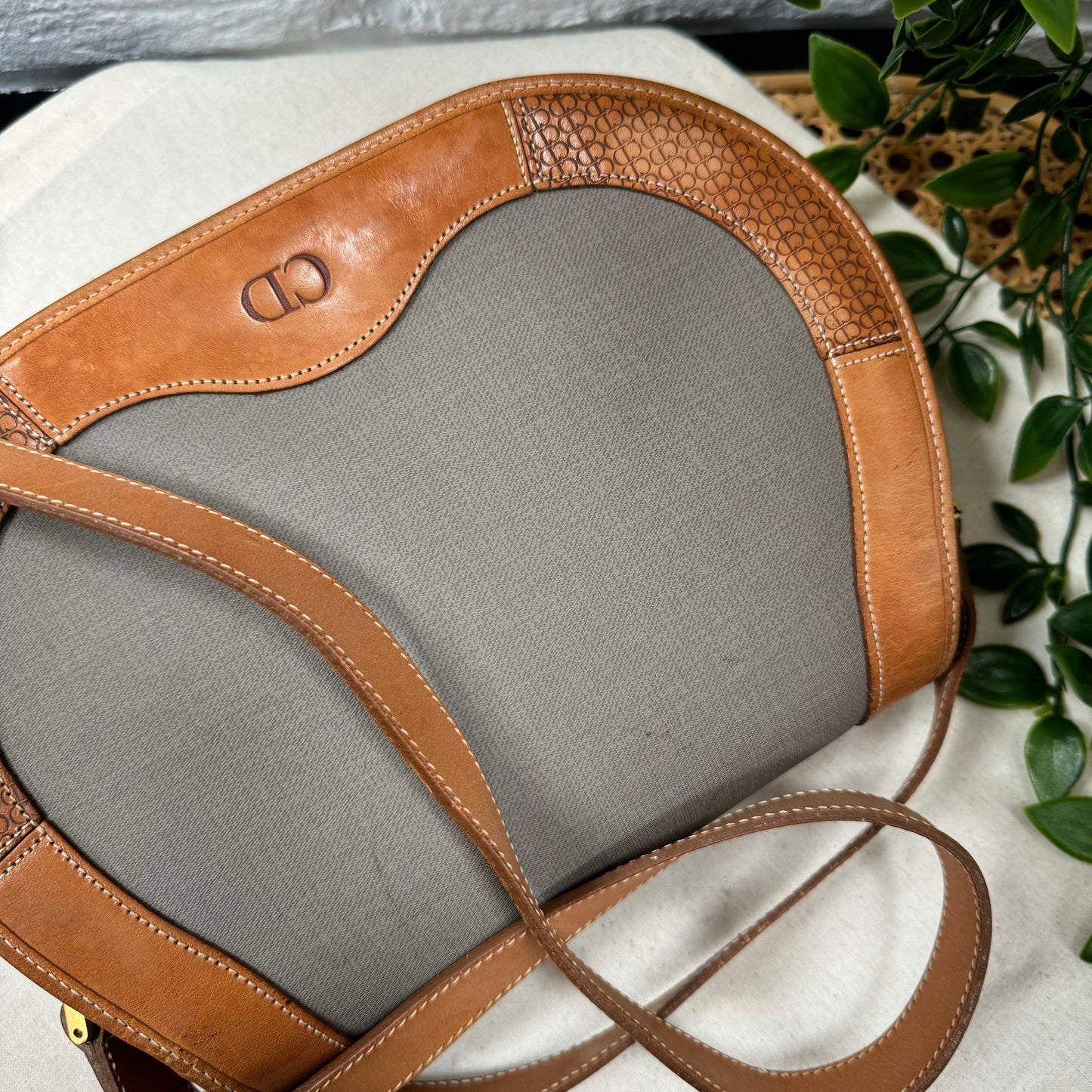 Dior 1980s Bi Colour Cross Body Bag
