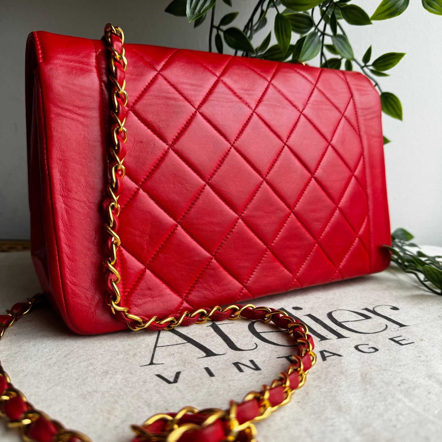 Chanel 1991 Vintage Classic Medium Diana
