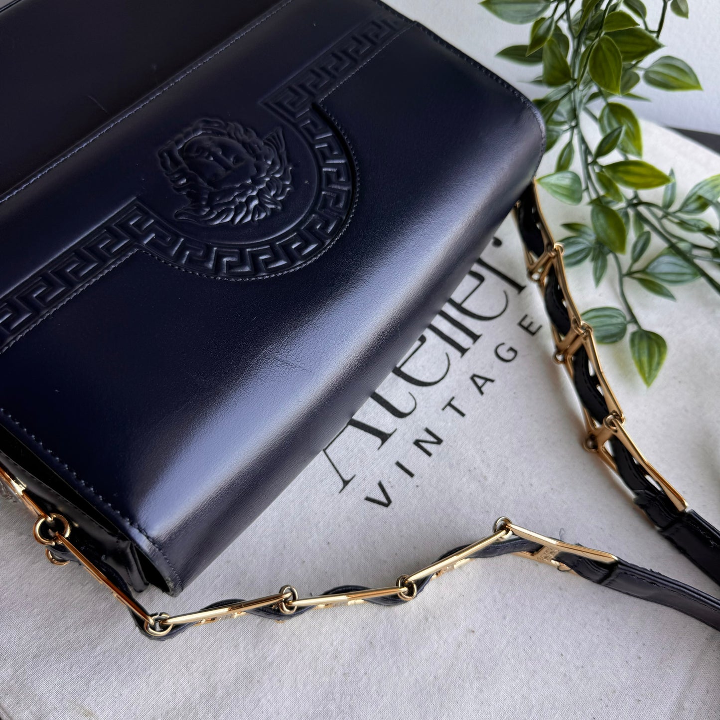Versace Vintage Medusa Cross Body Bag