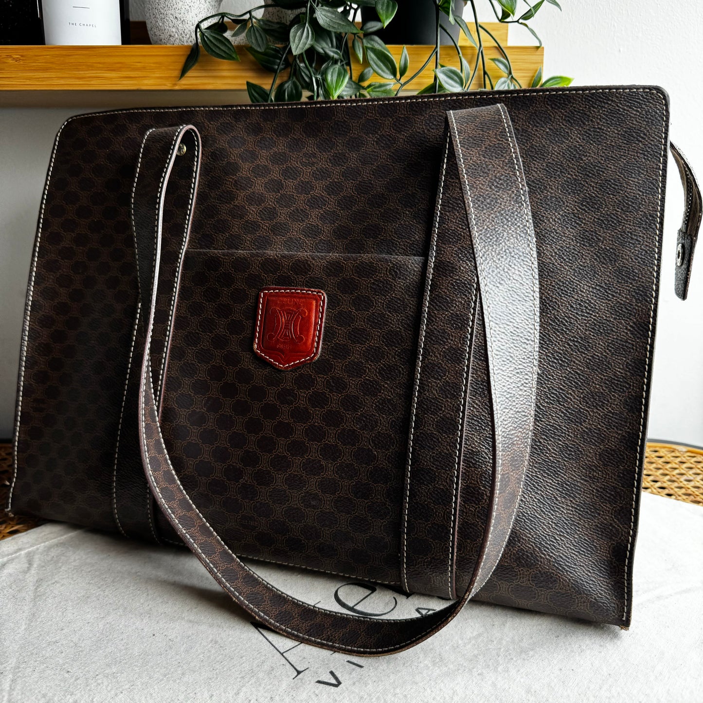 Celine Macadam Full Zip Tote Bag