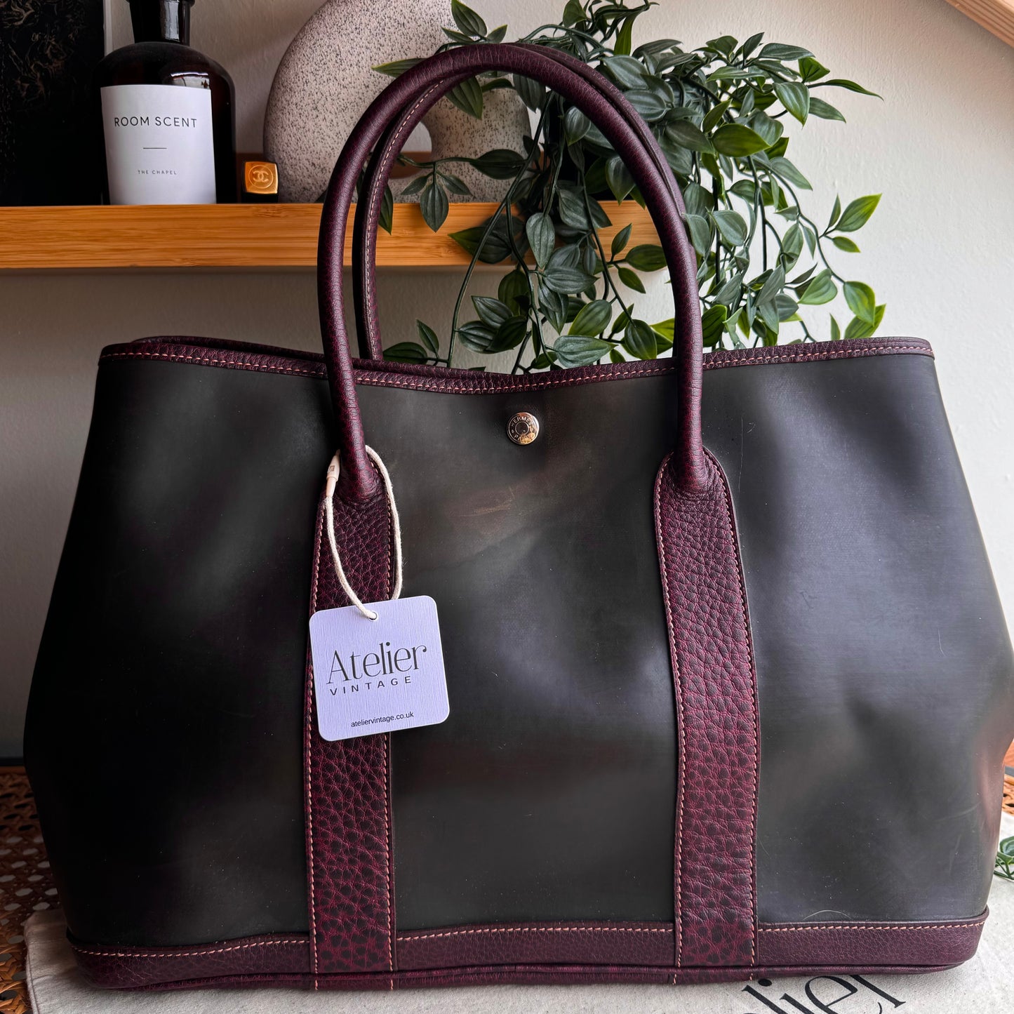 WINNER DRAWN 06/05/24-
May - Hermes Vintage Garden Party Tote Amazonia MM Raffle Giveaway - Gift Card Entry x 1