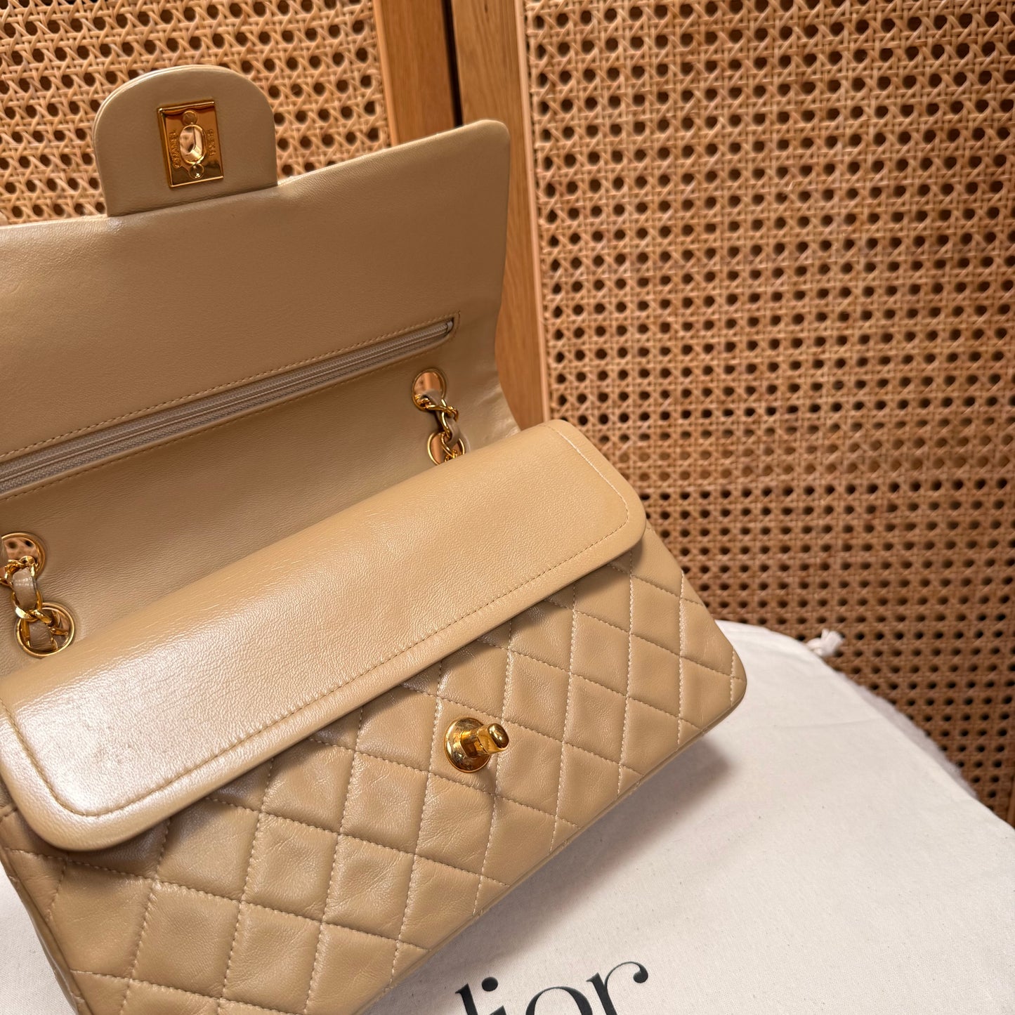 Chanel Rare 1989 Classic Double Flap Medium in Caramel