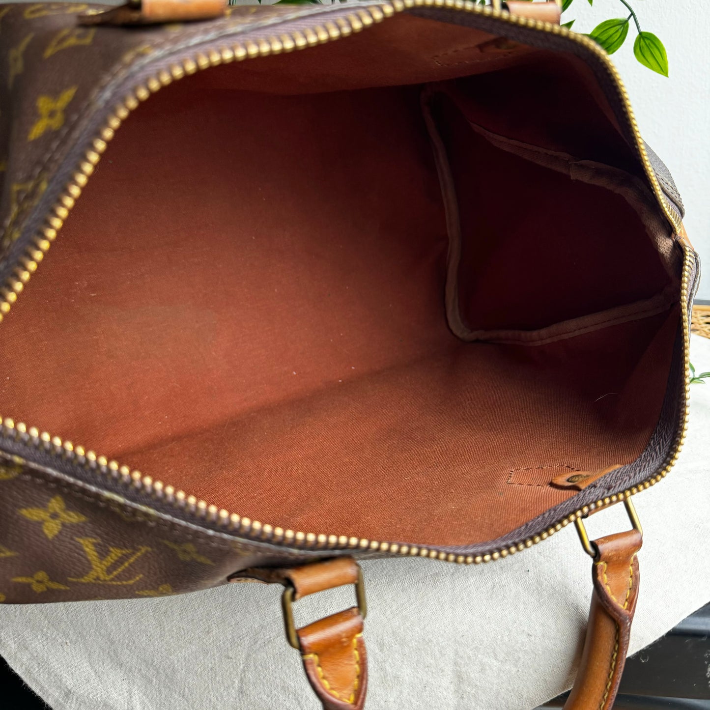 Louis Vuitton Early 1980s Speedy 35