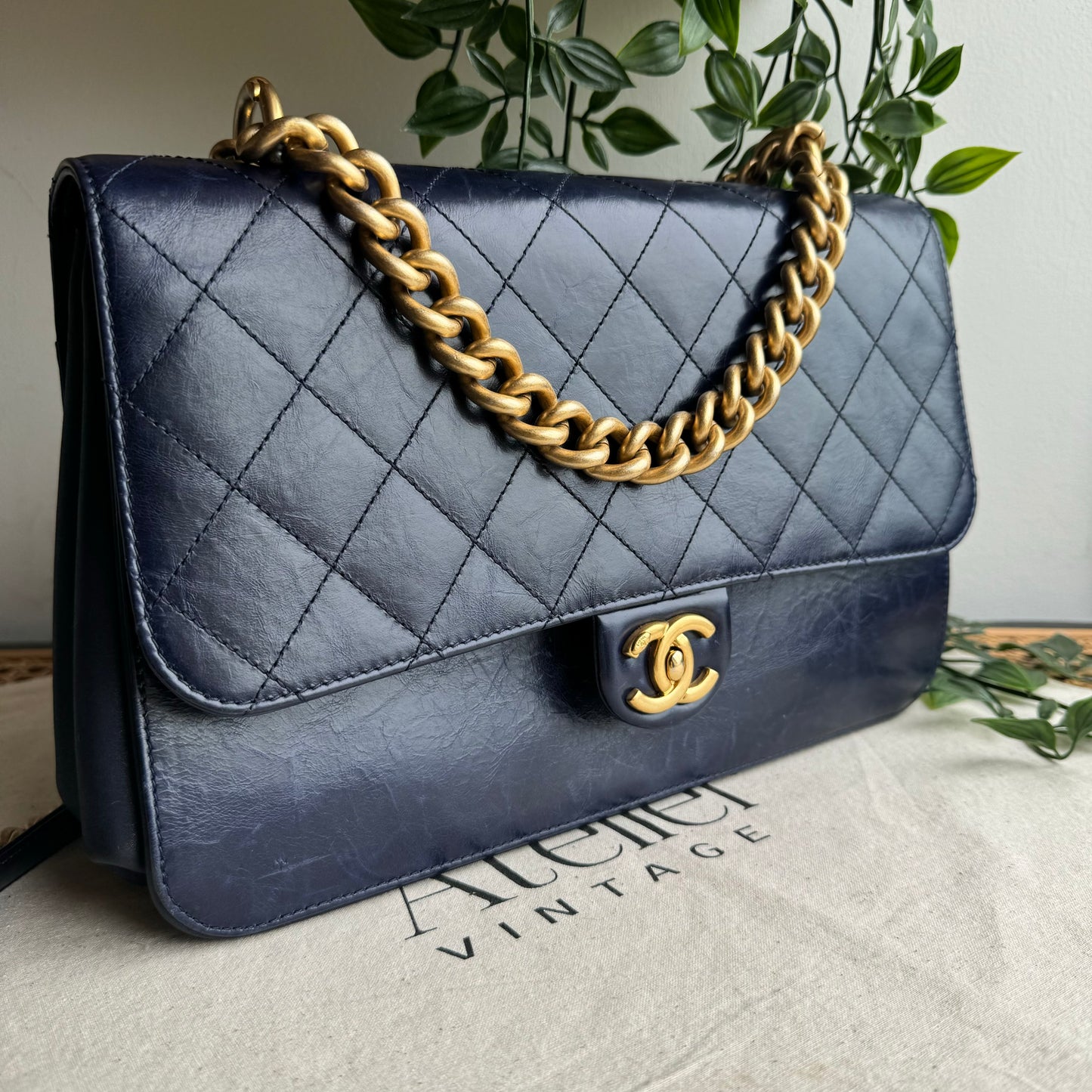 Chanel 2016 Navy Paris Cosmopolite Two Way