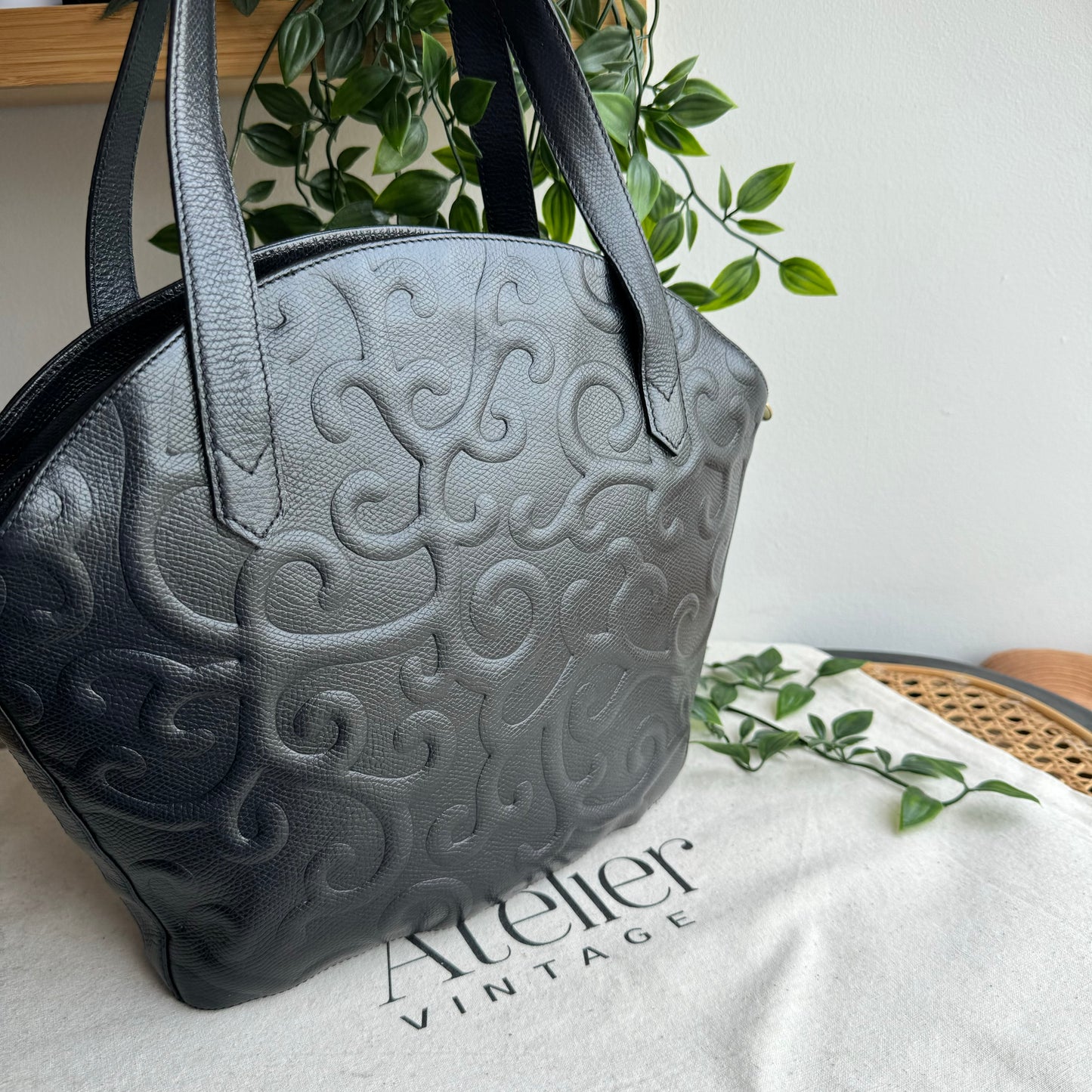 Saint Laurent 1980s Arabesque Tote