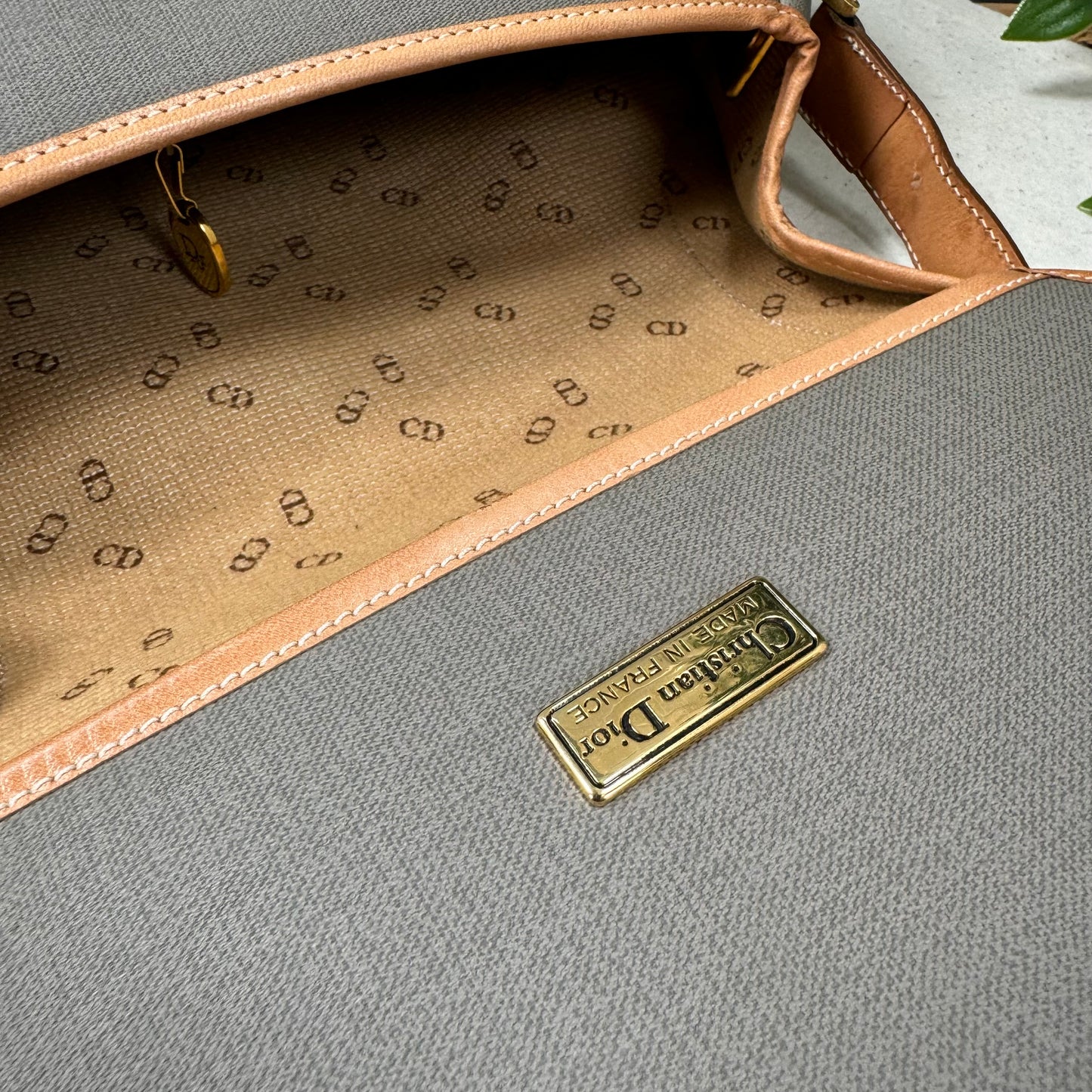 Dior 1980s Bi Colour Cross Body Bag