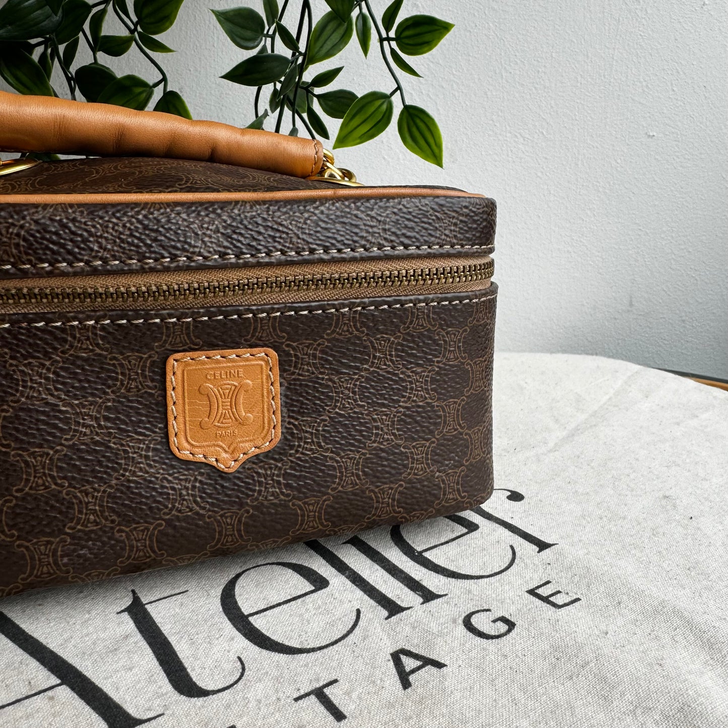 Celine Macadam Top Handle Vanity Case