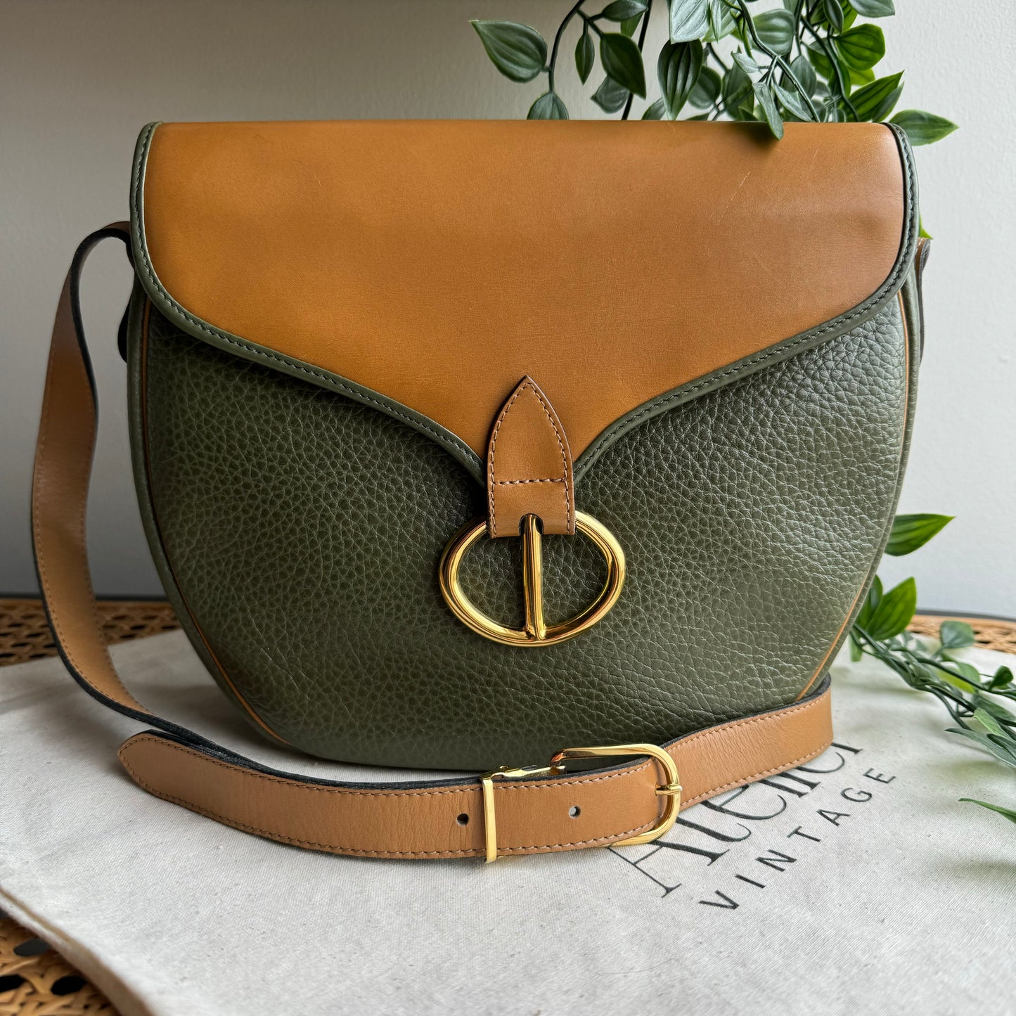 Dior 1980s Bi Colour Cross Body Bag