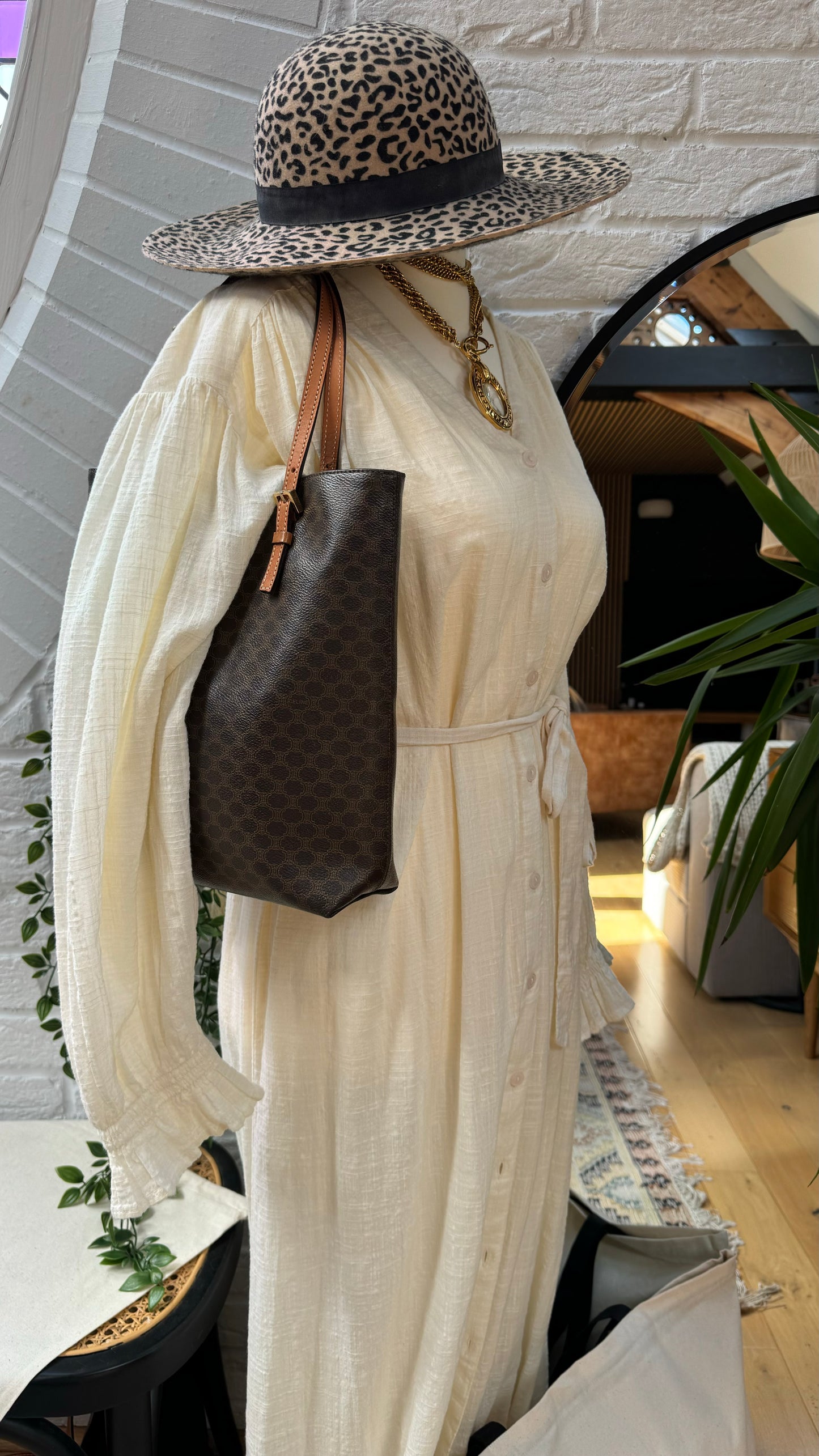 Celine Macadam Vertical Tote Bag