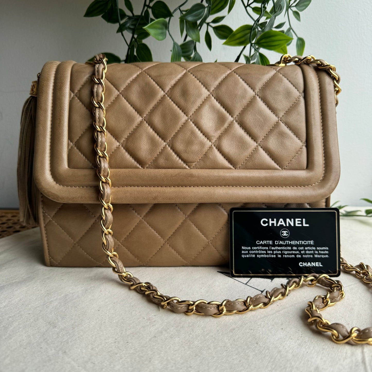 Chanel 1989 Tassel Single Flap