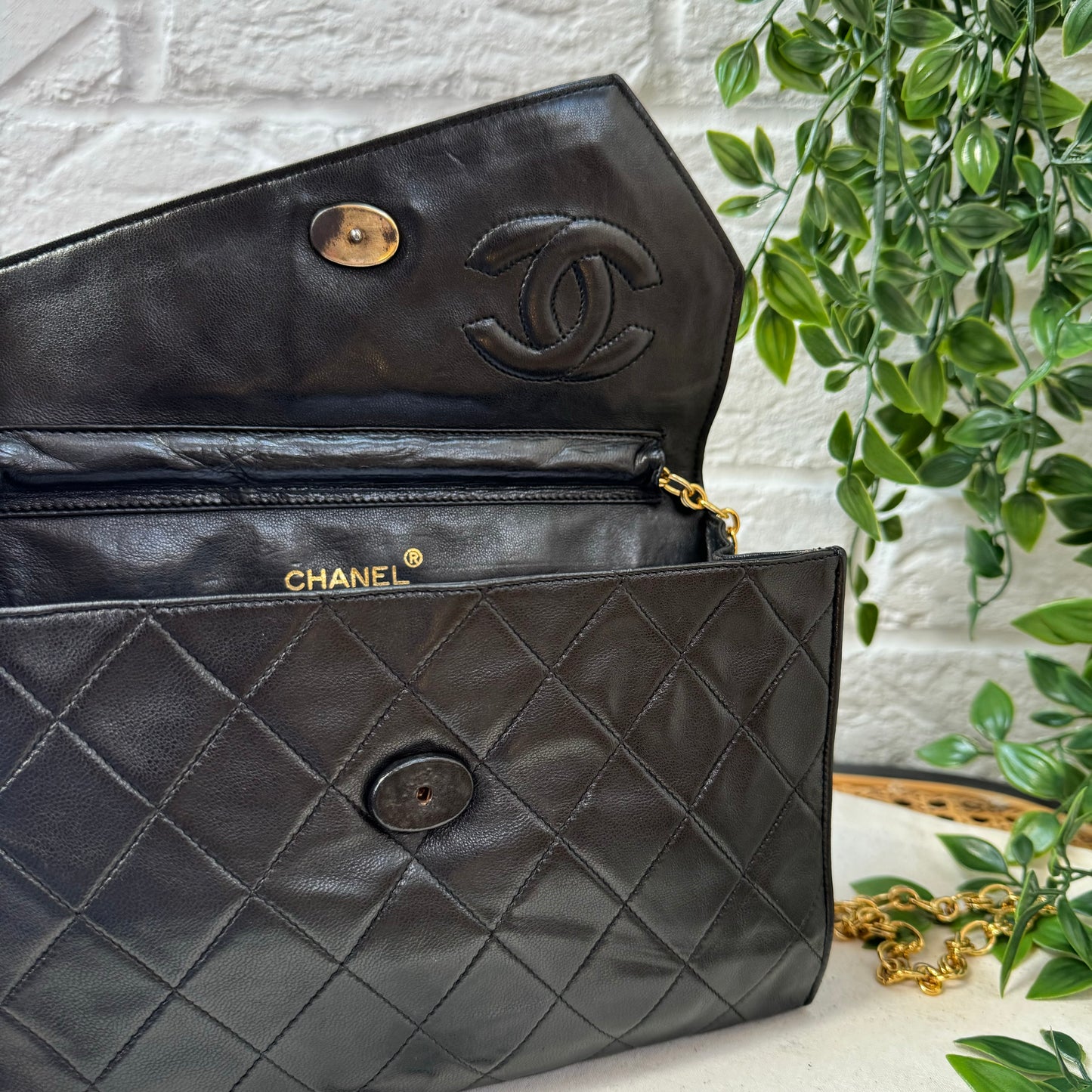 Chanel 1986 Rare Asymmetric Envelope Bag