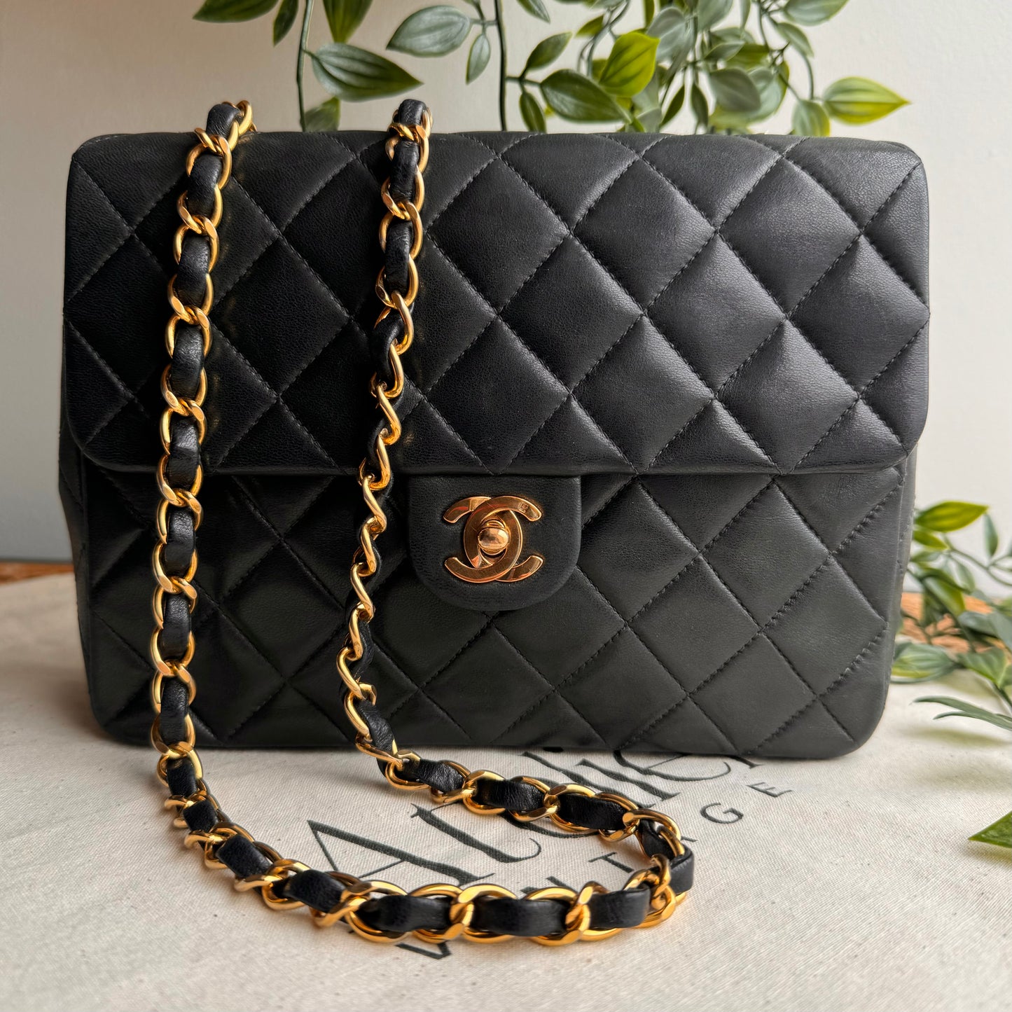 Chanel 1991 Classic Square Single Flap Medium