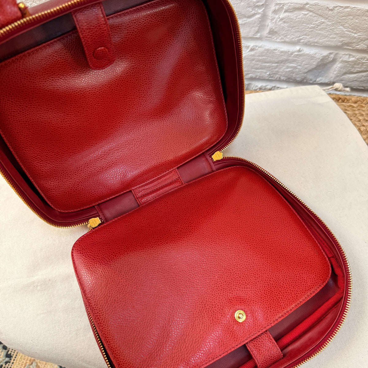 Chanel 1996 Vanity Style Two Way bag
