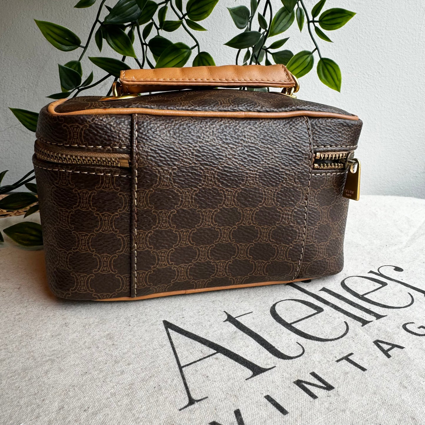 Celine Macadam Top Handle Vanity Case