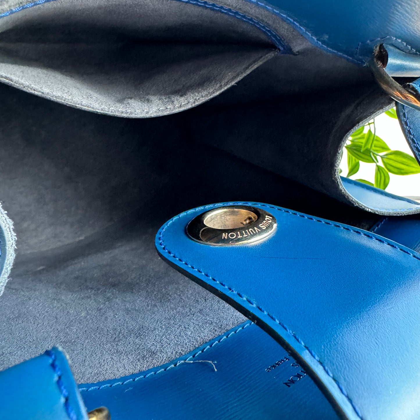 Louis Vuitton Epi Leather Cluny Toledo Blue