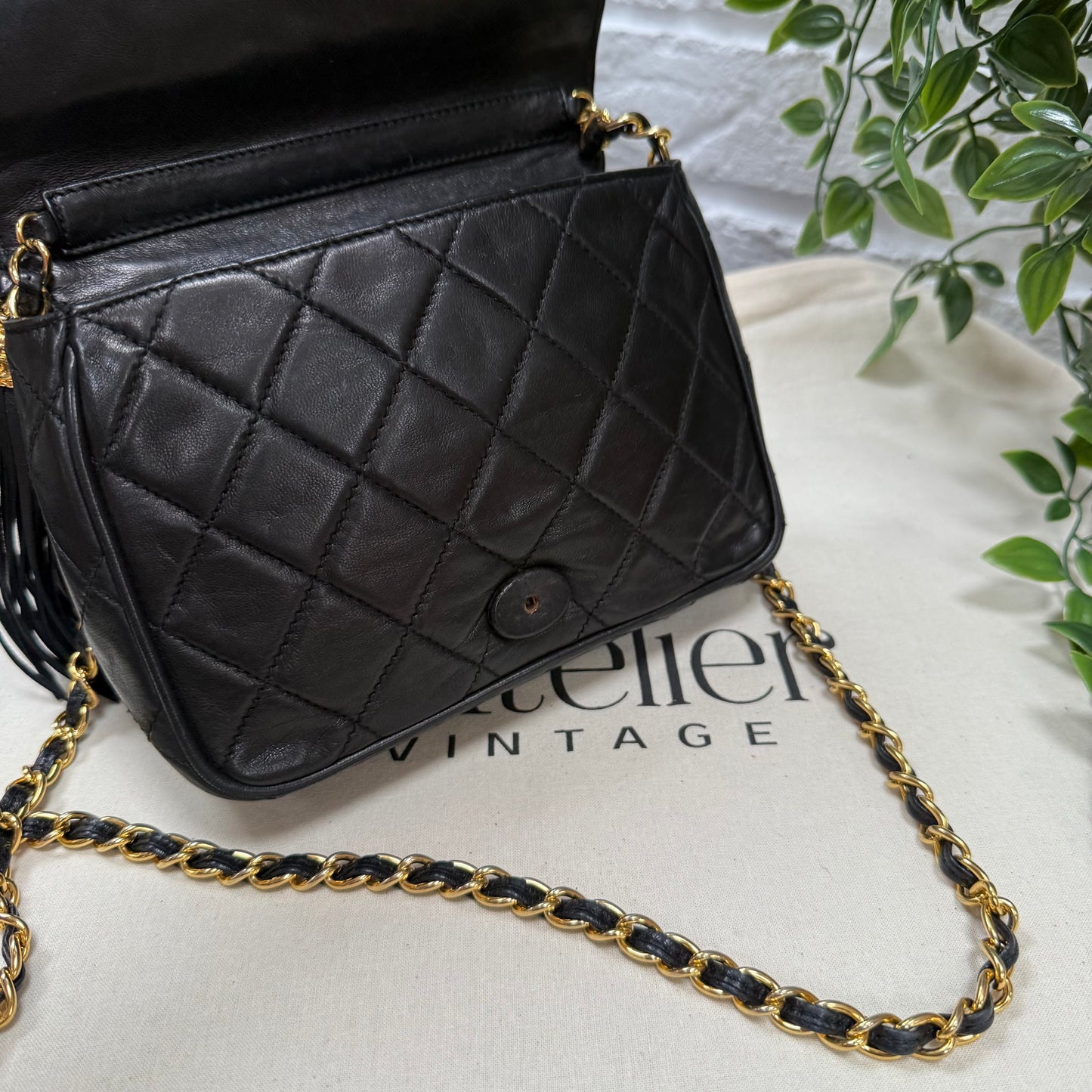 Chanel 1986 Tassel Full Flap Rectangle
