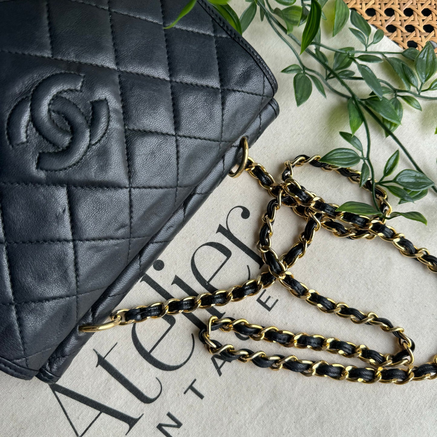 Chanel 1989 Envelope Flap Shoulder Bag