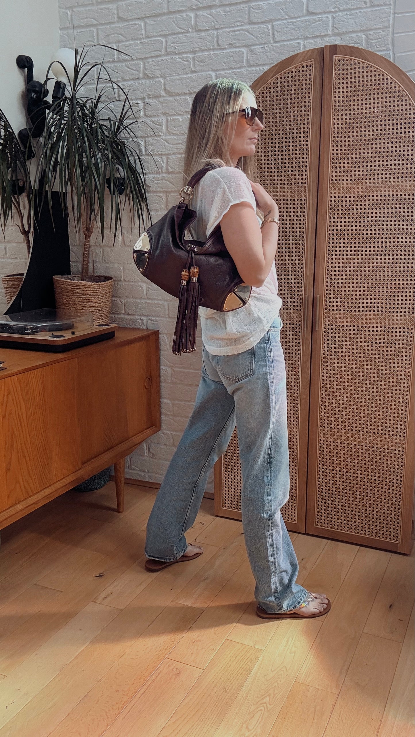 Gucci 2000s Medium Indi Tassel Bag