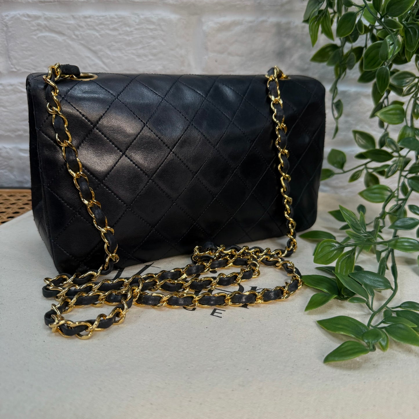 Chanel 1989 Classic Medium Navy Rectangle Full Flap