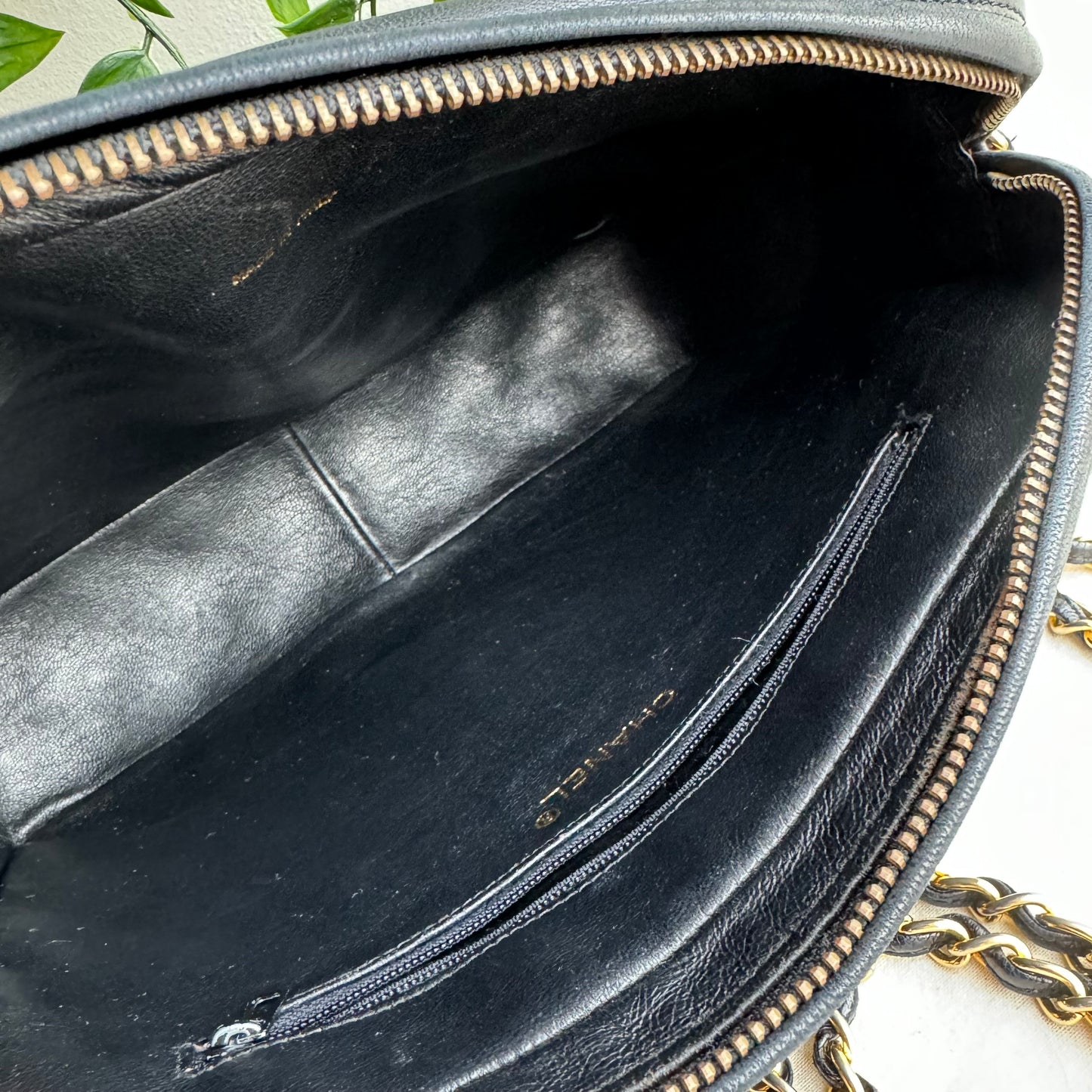 Chanel 1989 Double Chain Camera Bag Tote