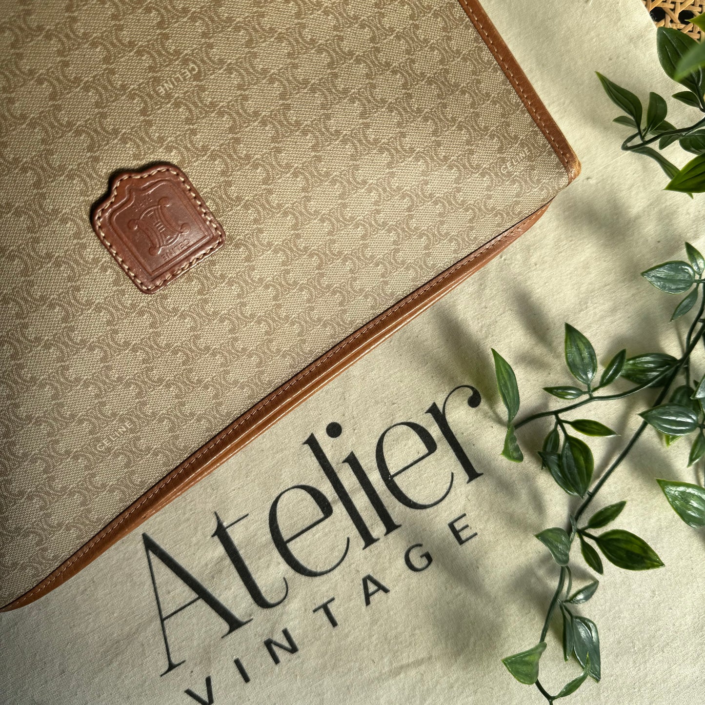 Celine Macadam Print Clutch/Pouch