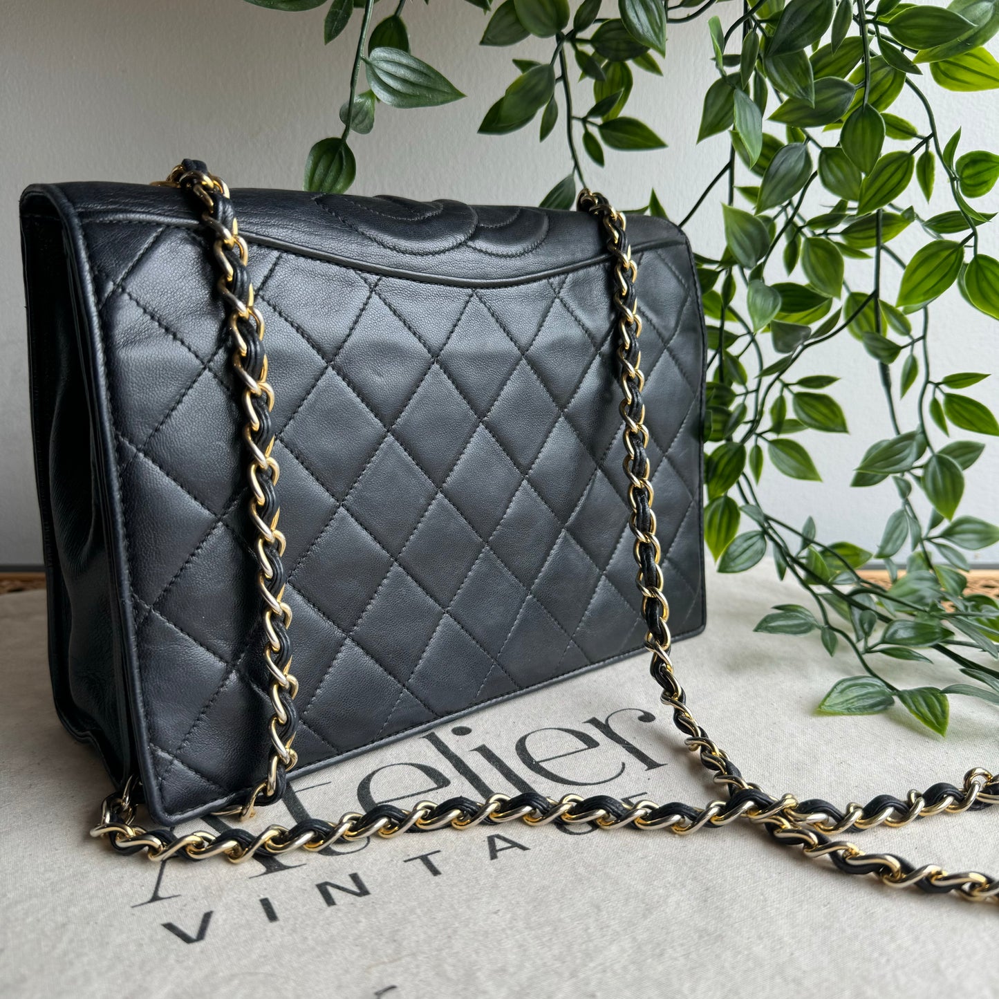 Chanel 1989 Full Flap CC Shoulder Bag
