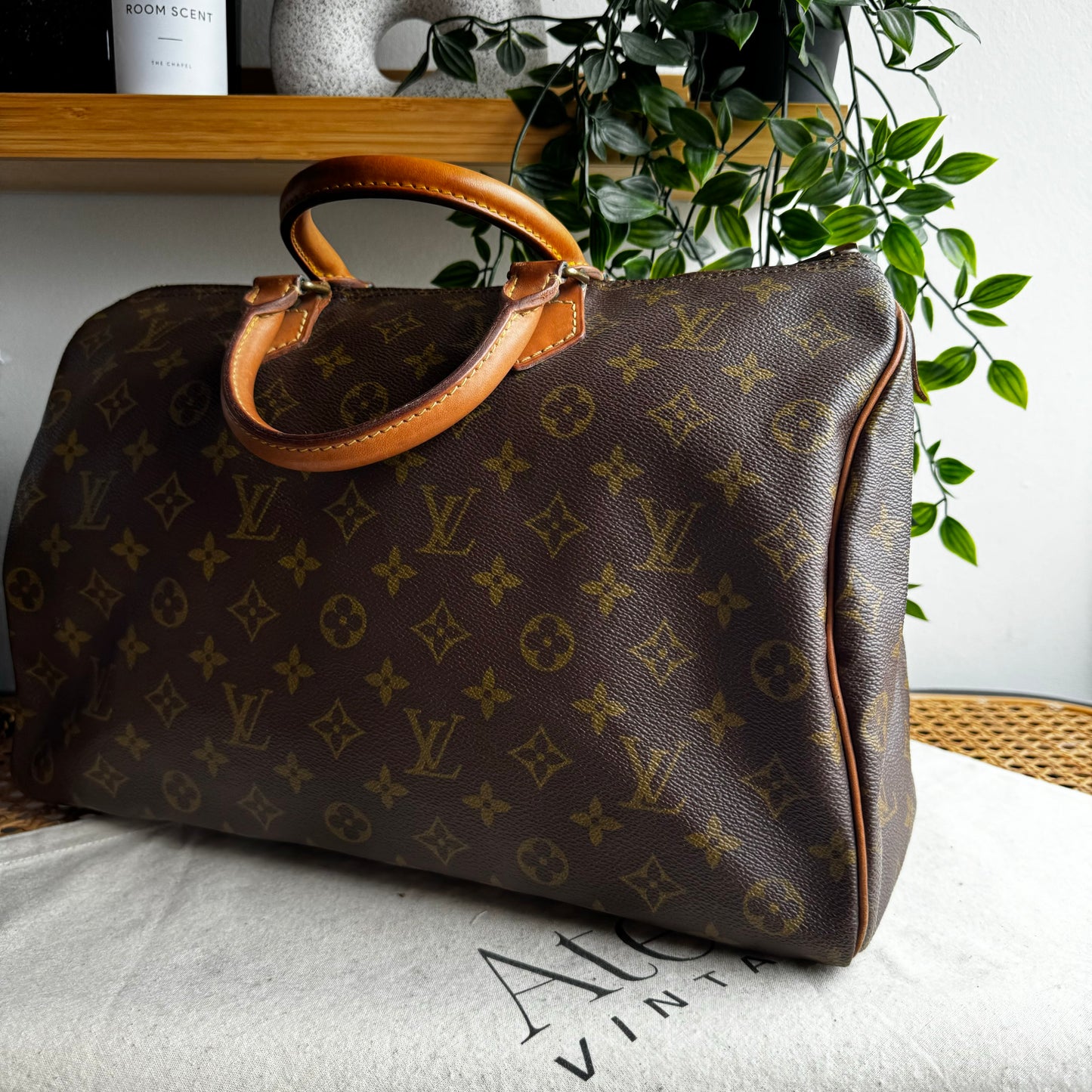 Louis Vuitton Early 1980s Speedy 35