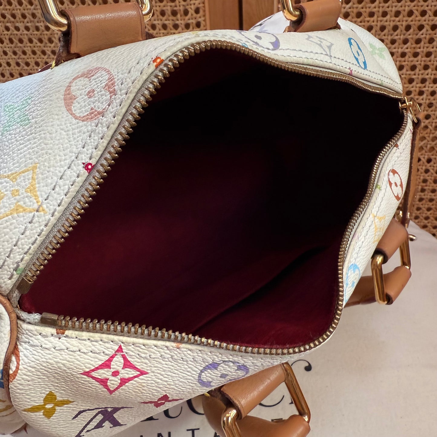 Louis Vuitton 2006 Original Murakami white speedy 30