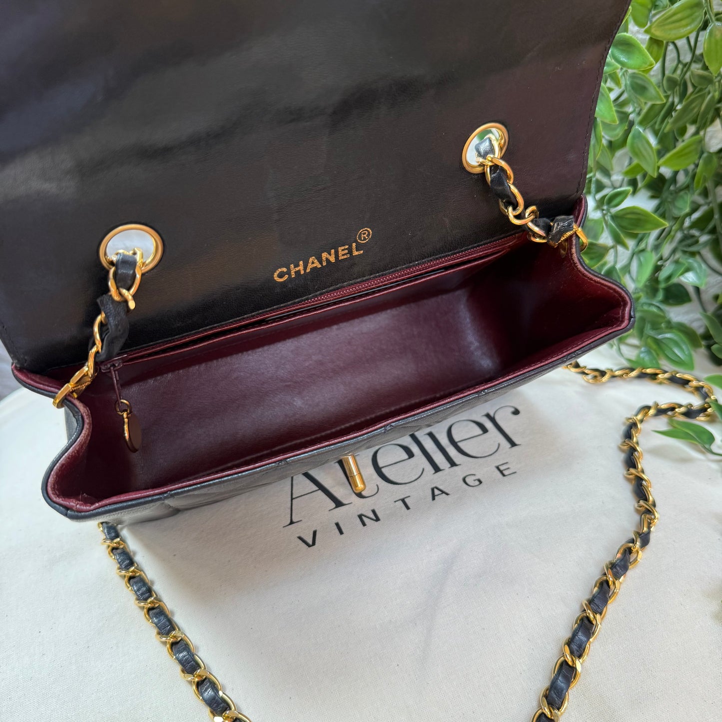 Chanel 1991 Vintage Classic Diana Small