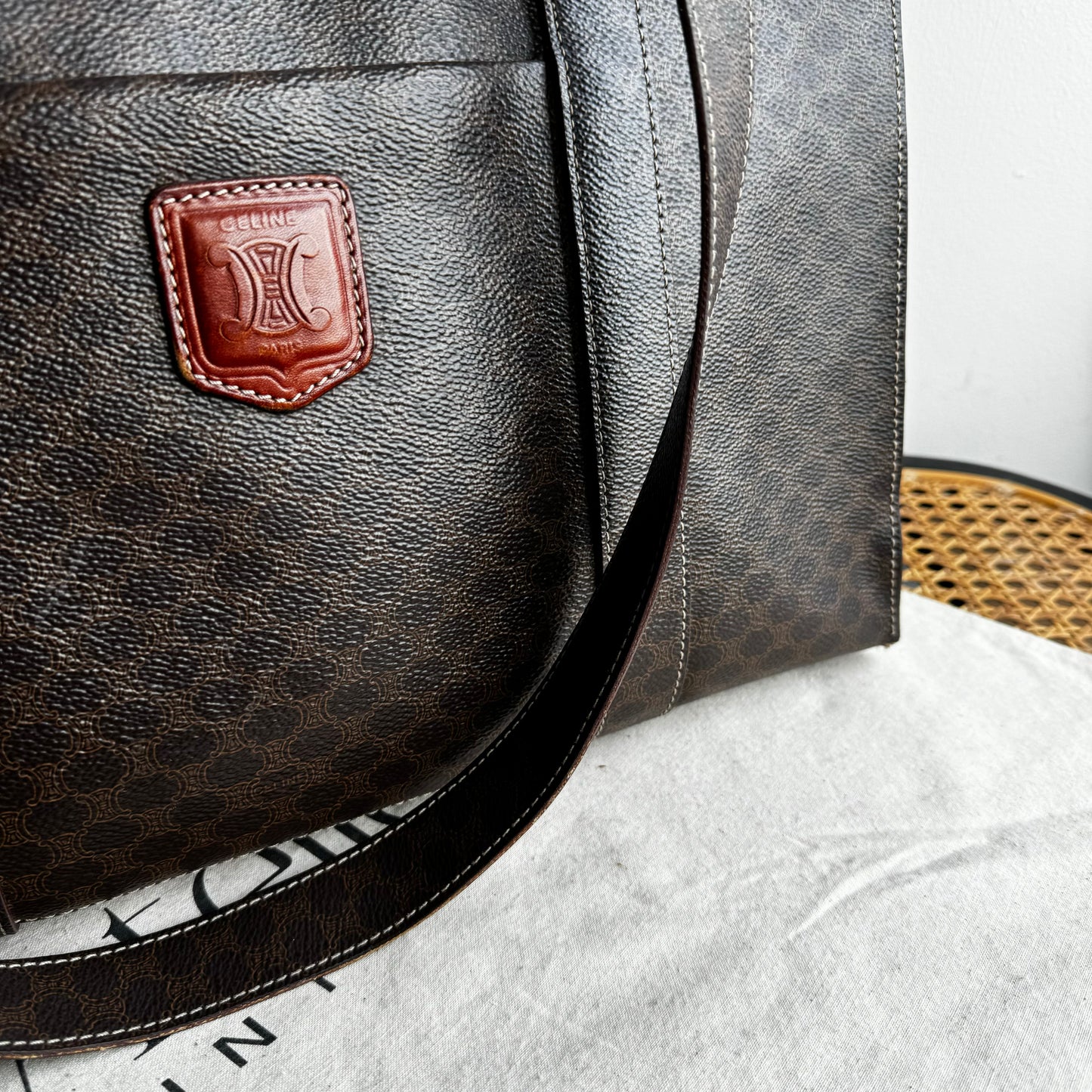 Celine Macadam Full Zip Tote Bag